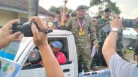 Atlet MMA Denma Divif 1 Kostrad Berprestasi Disambut Meriah di Bengkayang
