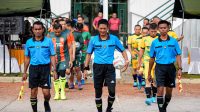 Pangkostrad Letjen TNI Mohamad Hasan Ciptakan Kebersamaan Melalui Sepak Bola, Cetak Dua Gol untuk Kemenangan Timnya