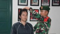 Satgas Pamtas Yonarmed 11 Kostrad Gelar Spooting Calon Rekrutmen TNI di Nunukan