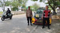 Unit Samapta Optimalkan Kegiatan Patroli Wilayah Guna Jaga Kamtibmas di Jalan Siliwangi Karawang