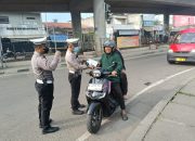 Puluhan Pengendara Diberi Teguran pada Operasi Patuh Maung Polresta Tangerang*