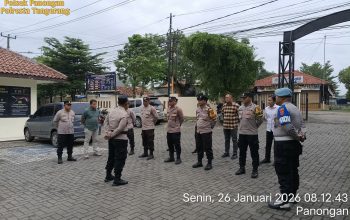 Polsek Panongan Gelar Apel Pagi, Tekankan Kesiapsiagaan Personel Hadapi Cuaca Ekstrem