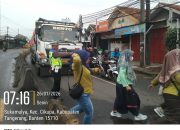 Polsek Cikupa Laksanakan Pengaturan Lalu Lintas Pagi Hari, Ciptakan Kamseltibcar Lantas