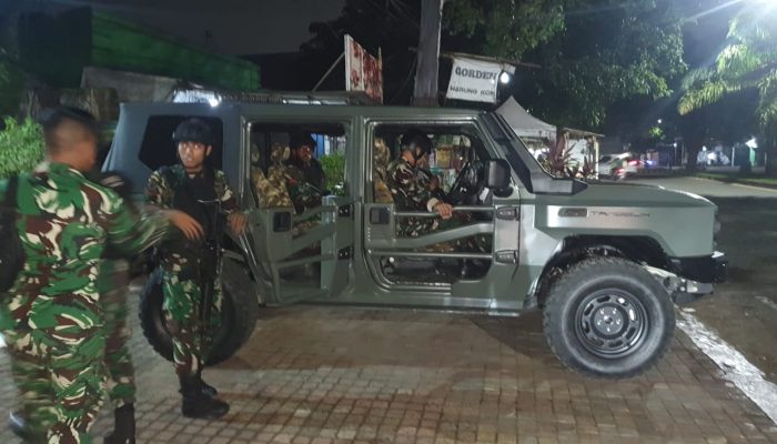 Strategi Cegah Gangguan Keamanan Koramil 04/Cikupa Patroli Malam 