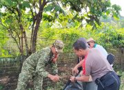 Sertu Risprayitno Wakili Danramil Ikuti Gerakan Nasional Indonesia Asri