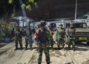 Koramil 09/Mauk Patroli Maung di Jalur Strategis Mauk