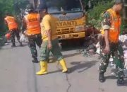 Satgas Sampah Kodim 0510/Tigaraksa Bersihkan Sampah Di Jayanti