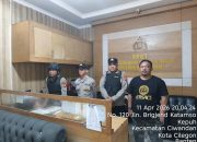 Untuk jaga Keamanan Polsek, Personil Polsek KP Banten lakukan Sispam Mako