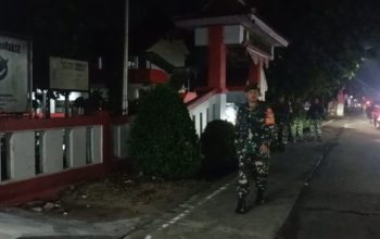 Koramil 06/Tigaraksa Patroli Maung, Perkuat Komplek Pemerintahan Kabupaten Tangerang