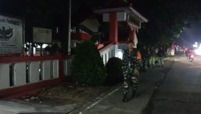 Koramil 06/Tigaraksa Patroli Maung, Perkuat Komplek Pemerintahan Kabupaten Tangerang