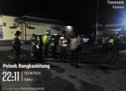 Antisipasi Gangguan Kamtibmas,Kapolsek Rangkasbitung Dampingi Kabag Log Polres Lebak Pimpin Apel Persiapan Patroli KRYD