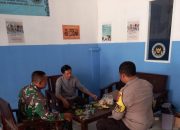 Bhabinkamtibmas Polsek Rangkasbitung Polres Lebak dan Babinsa Sambangi Kepala SPPG di Kampung Babakan Sampaikan Pesan Kamtibmas
