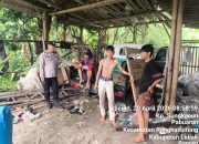 Bhabinkamtibmas Polsek Rangkasbitung Polres Lebak Giat Sambang Ke Warga Desa Pabuaran Sampaikan Pesan Kamtibmas