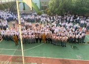 Satlantas Polres Karawang Laksanakan Kegiatan Police Goes to School di SMAN 5 Karawang