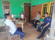 Bhabinkamtibmas Polsek Pangkalan Laksanakan Sambang Humanis ke Warga Kampung Citaman