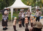 Ikuti Keceriaan Satlantas Polres Karawang saat Gelar Kegiatan Polsanak Bersama Anak-Anak Usia Dini