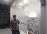 Anggota Piket Polsek Rangkasbitung Polres Lebak Patroli Obvit di Seputaran Perbankan